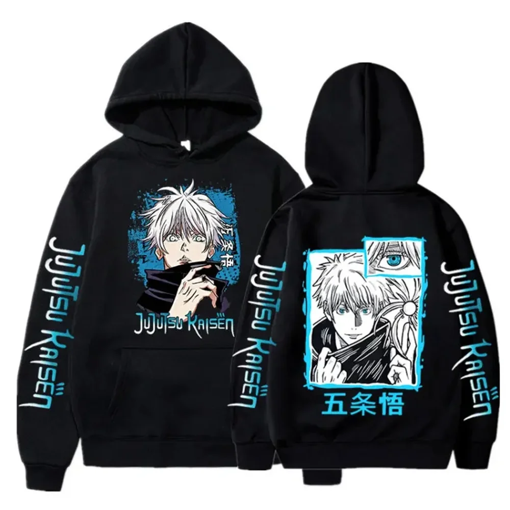 

3D Anime Clothes Satoru Gojo Print Hooded Men Women Hoodies Prevalent Streetwear Harajuku Manga Unisex Sweatshirt Men's clothing