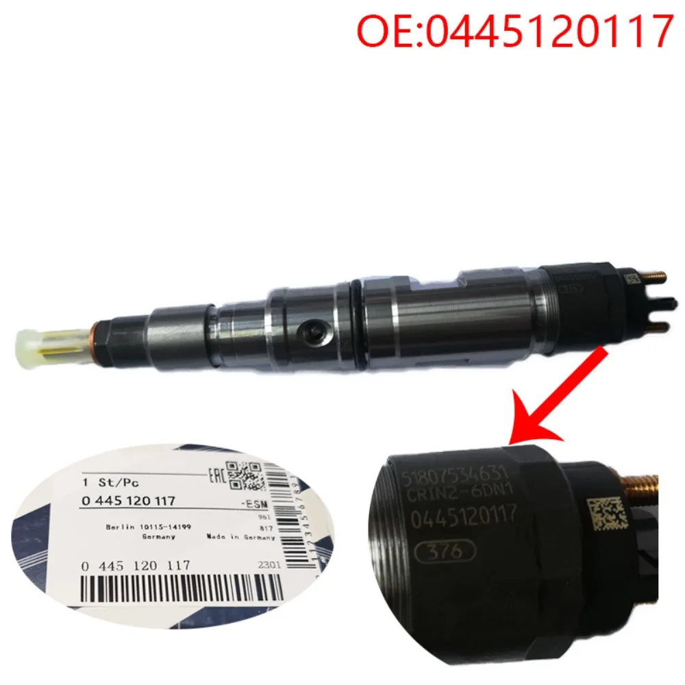 0445120117 is suitable for Bosch/FAW Xichai common rail electronic injector assembly 0 445 120 117