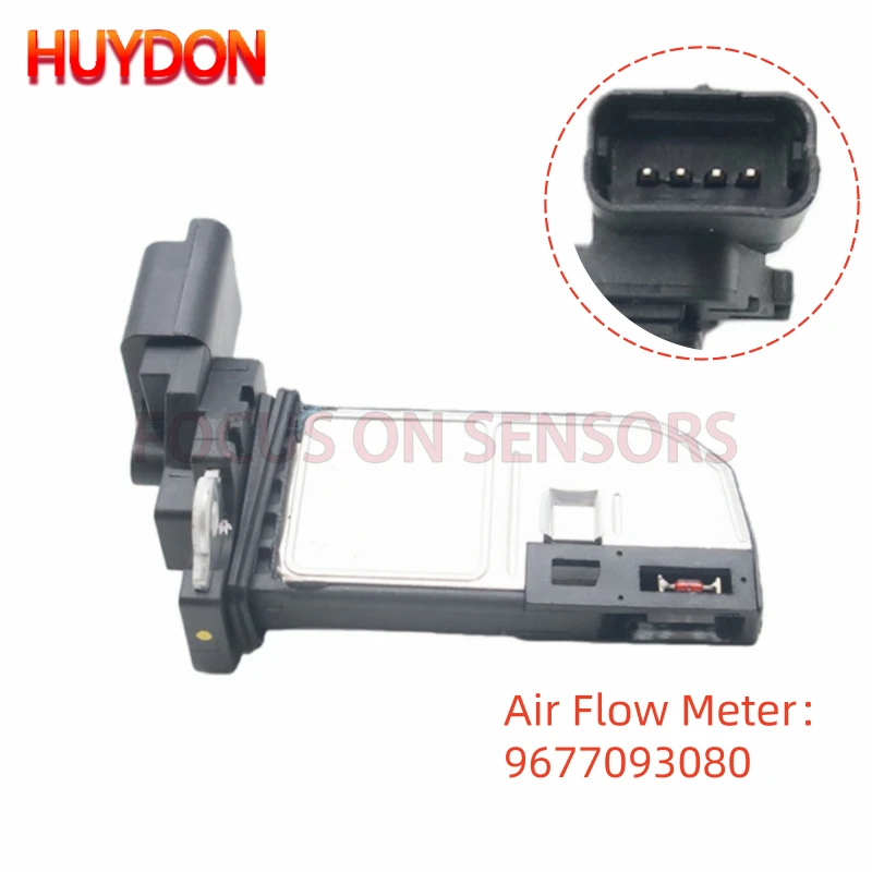 9677093080 Mass Air Flow Meter MAF Sensor For Citroen Berlingo C3 Jumpy Peugeot 2008 Boxer Vauxhall / Opel Astra Zafira Mokka