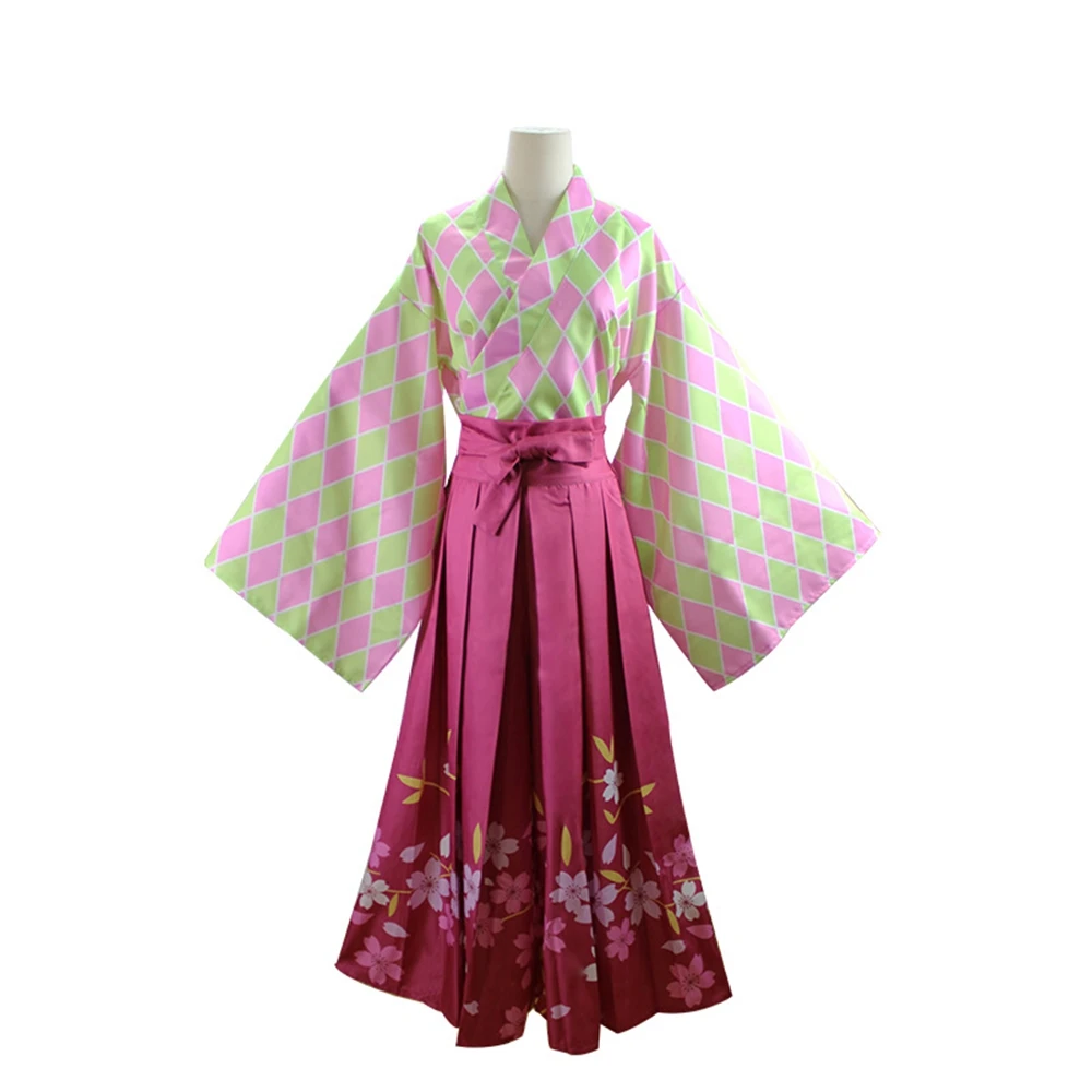 XIN LAI SEN Unisex Anime Cos Kanroji Mitsuri Cosplay Kostüm Kimono Maßgeschneiderte Größe