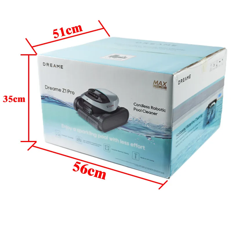 Wireless Automatic Pool & Fish Pond Cleaner, Wall‑Climbing Suction Device for Outdoor Water Tank