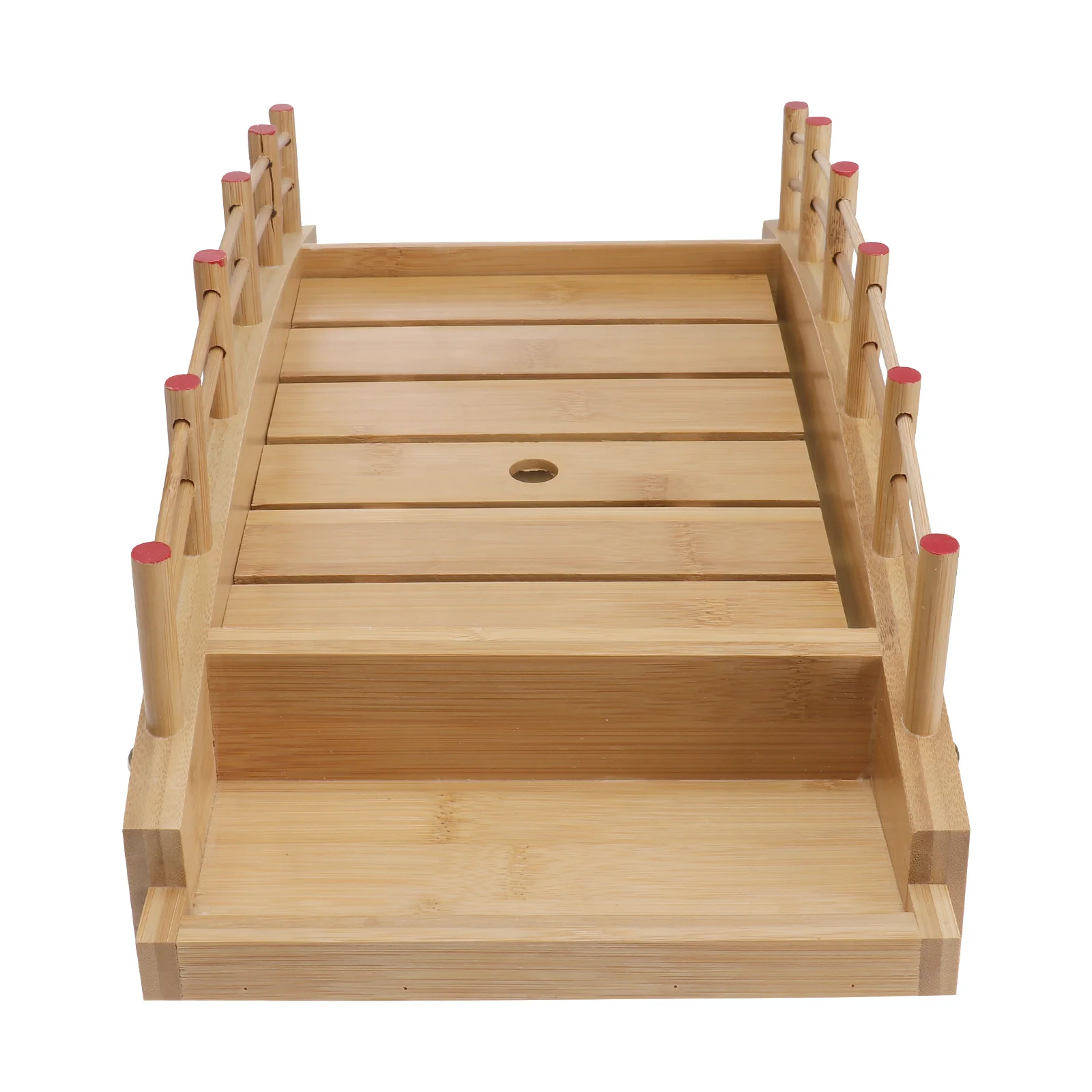 

1Pcs Bamboo Sushi Tray Large Capacity Food Plate Exquisite Japanese Style Dinner Table Decoration Sushi Tray Desserts Bridge