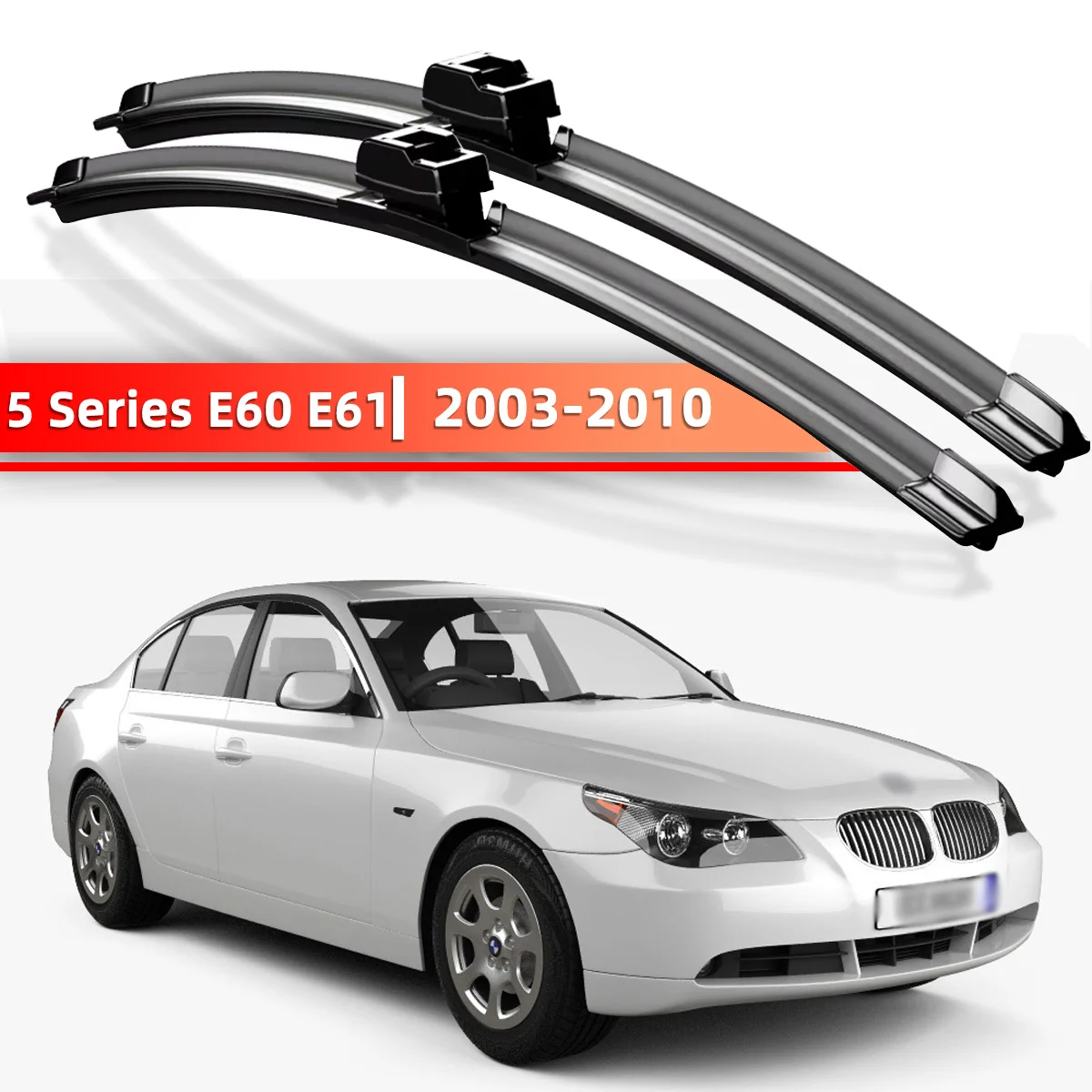 

Щетки стеклоочистителя автомобиля подходят для BMW 5 серии E60 E61 2003-2010, комплект автомобильных дворников, автомобильные детали 2004 2005 2007 2008 2009