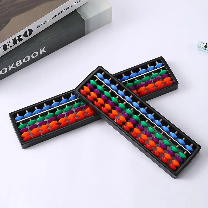 1Pcs Chinese 13/17 Digits Column Abacus Arithmetic Soroban Calculating Counting