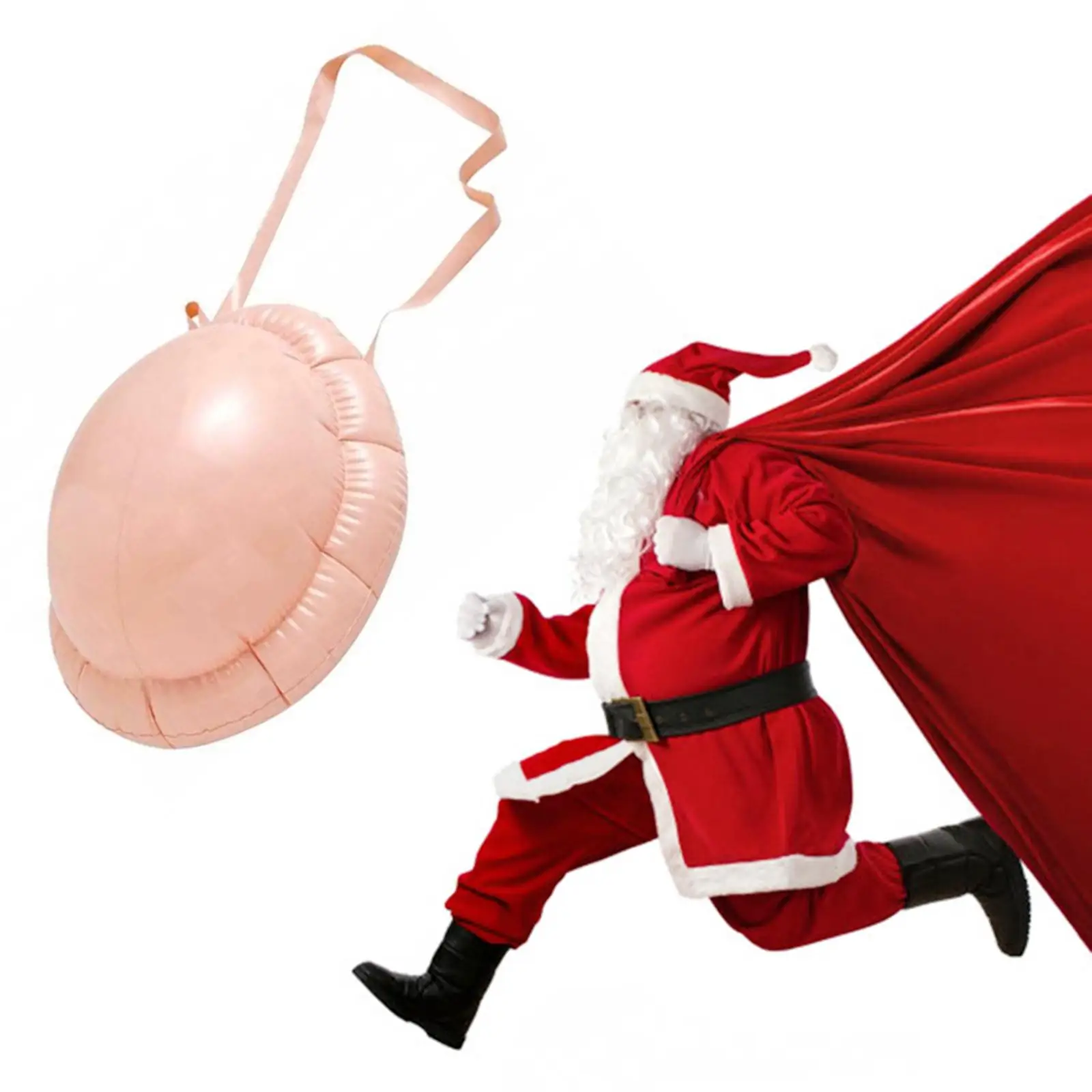 Realistische Silikon-Bauch-PVC-aufblasbare Kostüm-Requisite für Cosplay, Weihnachten, festliche Tanzparty