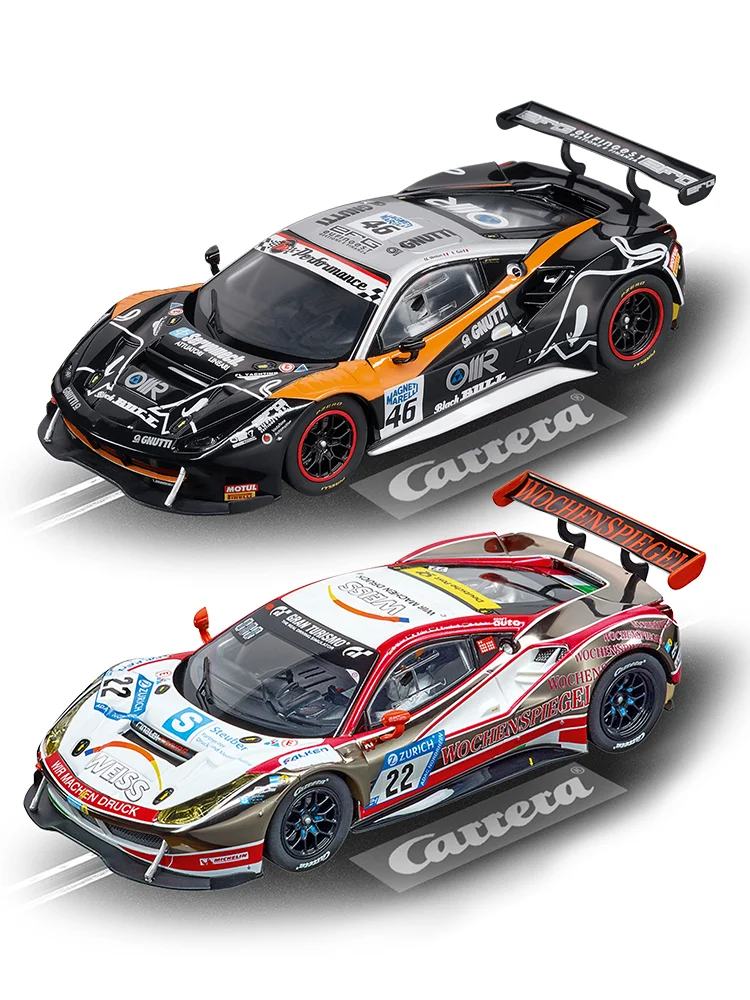 Slot Cars Digital Carrera 1 32 1/32 132 30868 30808 488 GT3 WTM Racing No 22 No 46