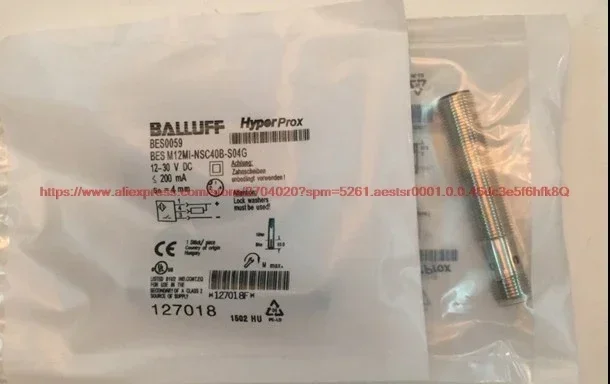 100% NEW BES M12MI-NSC40B-S04G proximity switch DC three-wire NPN normally open sensor