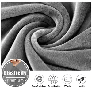 Super Velvet Sofa Cushion, elastic, thick, L form, singing, armchair, slipcover, protective furniture, room 6 Main Sales Selim Speed - №4