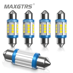 5x Festoon C5W C10W 3030 Chip Bulb Canbus 31mm/36mm/39mm/41mm Car LED Lamp Interior Dome Reading License Plate Lights 6000K
