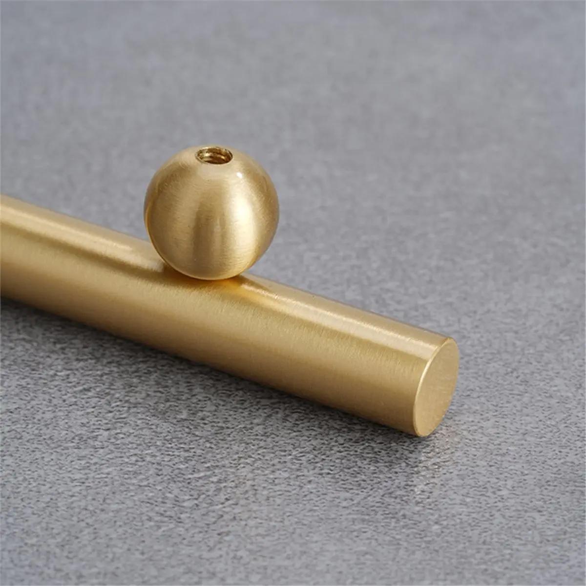 A67T NEW Brass Cabinet Handle - Modern Minimalist Design for Wardrobe and Drawer D
