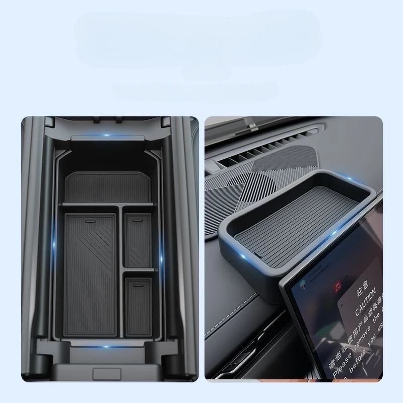 Für JAECOO J7 PHEV 2024-2026 Armlehnen-Aufbewahrungsbox Mittelkonsolen-Organizer Behälter Innenraum-Ordnung Auto-Styling Zubehör – Detail 3