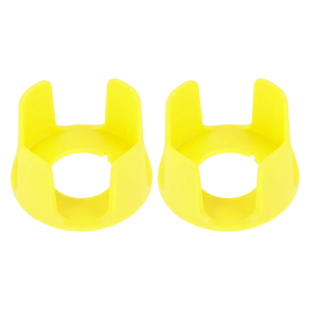 2 Pcs Emergency Stop Switch Protective Cover The Button Protection Safety for Cap Plastic Shield