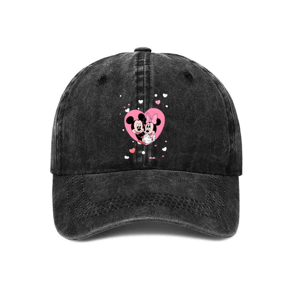 

Mickey & Minnie Fashion Baseball Caps Women Men Snapback Cap Female Male Visors Sun Hat Unisex Adjustable Trucker Hats