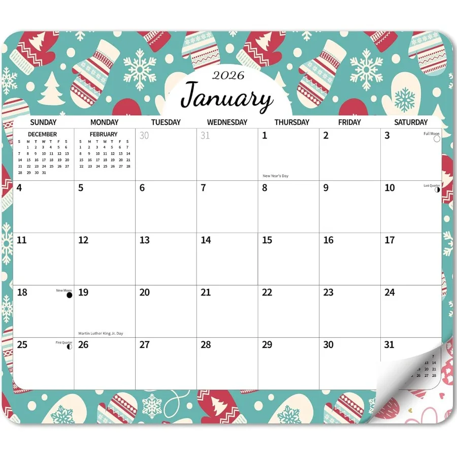 2026 Magnetic Calendar for Refrigerator 24 Month 13 x 11.4 Ih from January 2026 to December 2027 Fridge Wall Monthly Magnet Cal