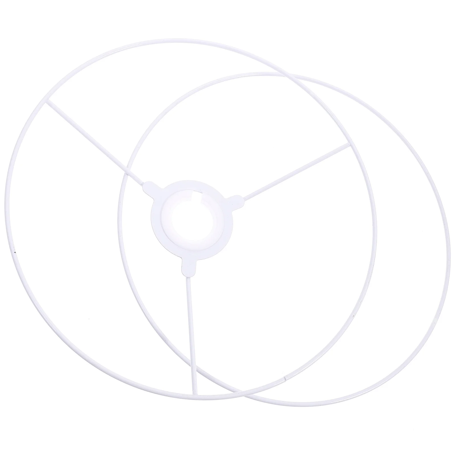 1Set Lampshade Frame 25cm Metal Ring Vintage DIY Drum Lamp Shade Holder for Modern Retro Lighting Lampshade Frames