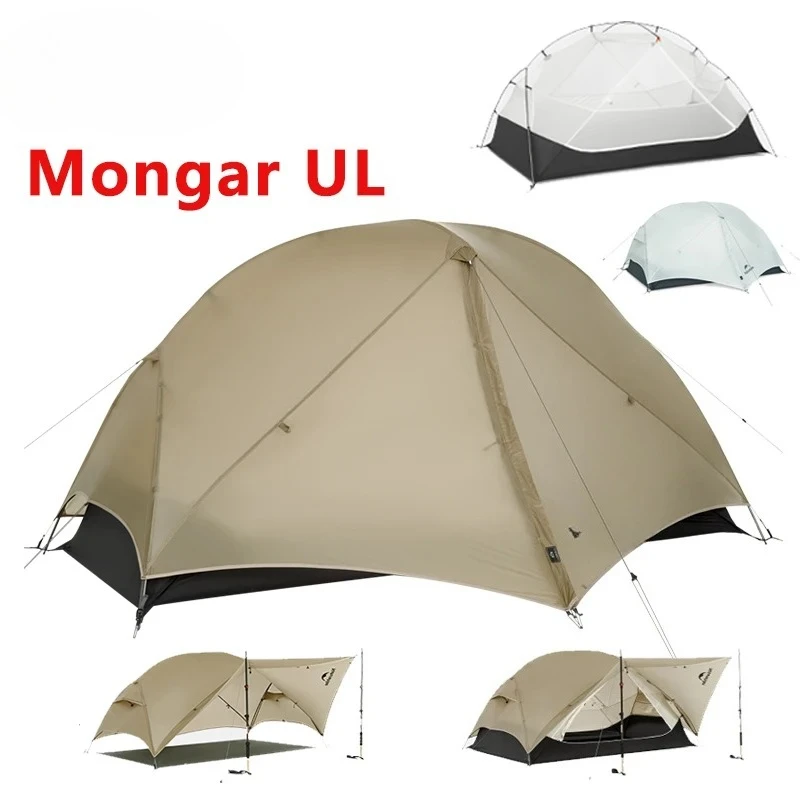 UL Tent 1-2 Person Ultralight 15D Nylon Rainproof Double Layer Camping Outdoor Hiking Backpacking Cycling Tent