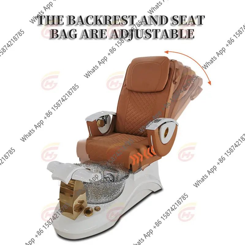Electric recliner manicure foot soaking sofa  resin crystal basin foot manicure sofa foot beauty chair pedicure special chair