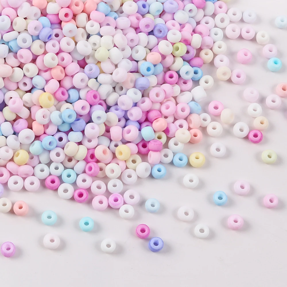 10g Coloured Scrub Rice Beads Handmade Diy Necklace Bracelet Mobile Phone Chain Loose Beads Accessories Jewellery Materials