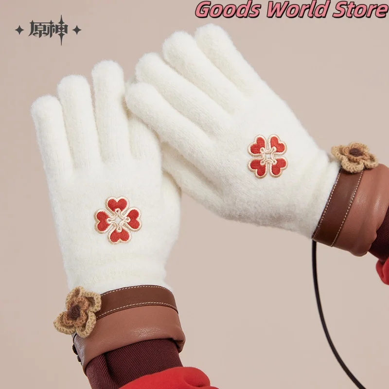 متوفر في المخزون كلي موضوع الانطباع سلسلة قفازات وشاح دافئ اللعبة الأصلية جينشين إمباكت كلي تأثيري حلي أنيمي هدية الهالوين