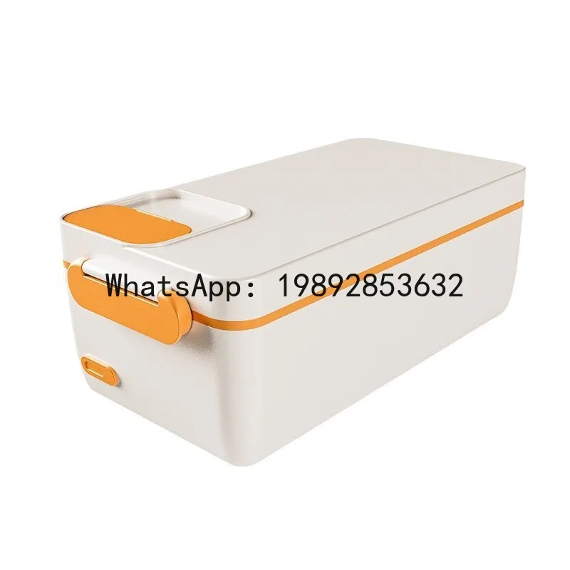 Rechargeable heated lunch box - portable electric food warmer & insulated container