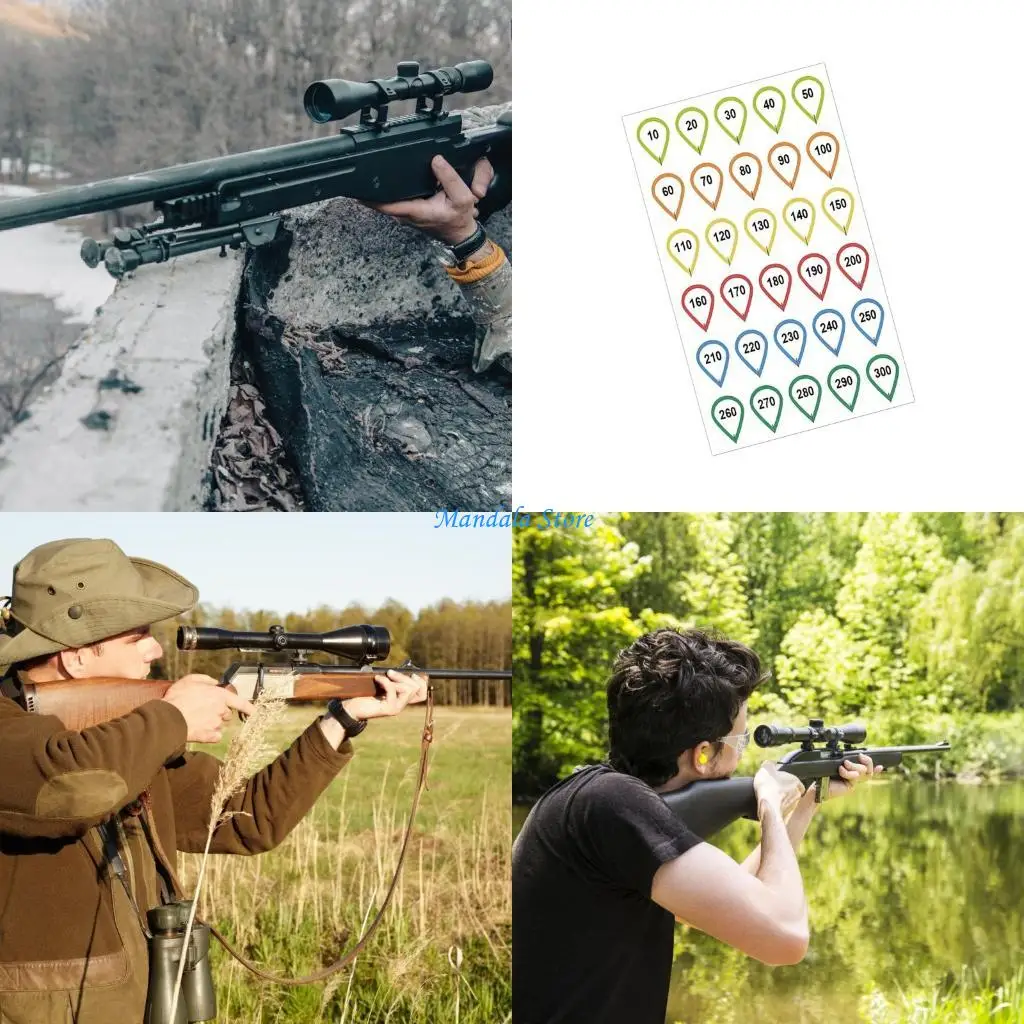 

U2JC Adjustment Dopes Sticker Precisions Shootings Turret Sticker,Turret Tages Fit Most Cap