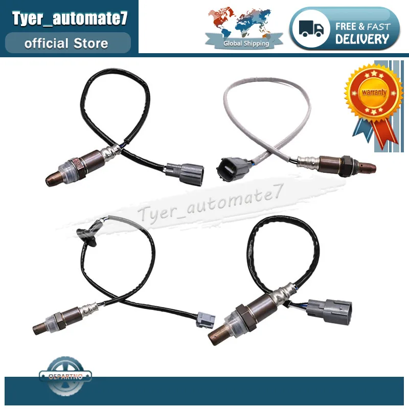 For 2006-2012 TOYOTA RAV4 3.5L 4Pcs Upstream & Downstream Oxygen Lambda O2 Sensor 234-9022 234-9049 234-4261 234-4501