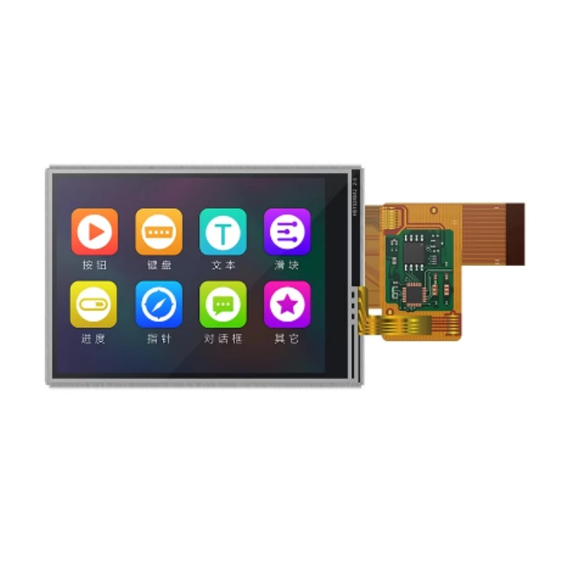 TJC3224T124_011 T1 series 2.4-inch COF module bare screen intelligent LCD display screen serial port resistance touch screen