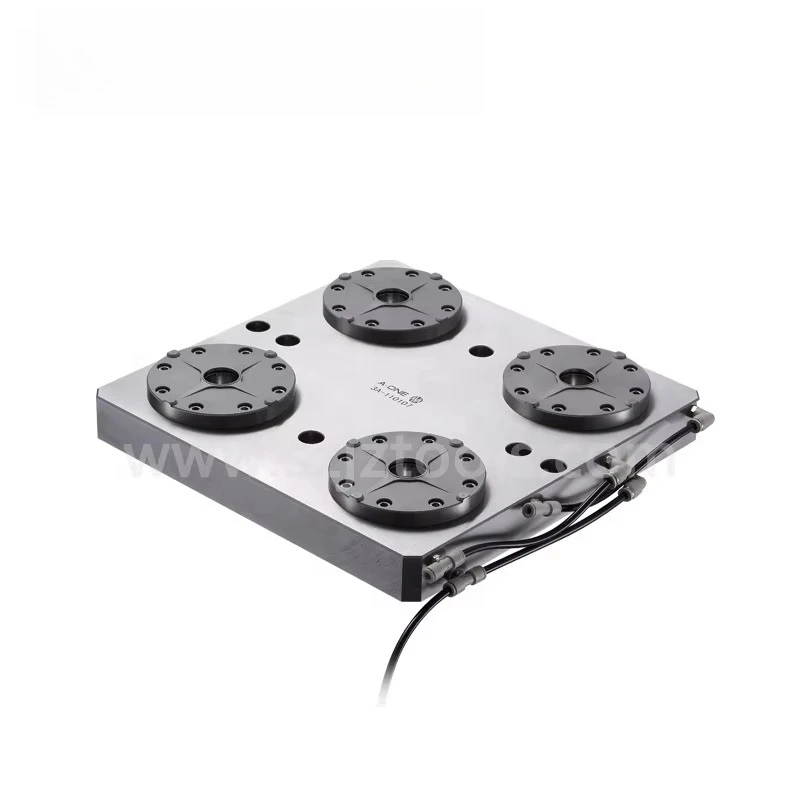 For Erowa ER-099540 MTS System CNC Pneumatic Chuck Mass Workpiece Clamping 3A-110107 15000N Heavy Duty T-Slot Machine Table