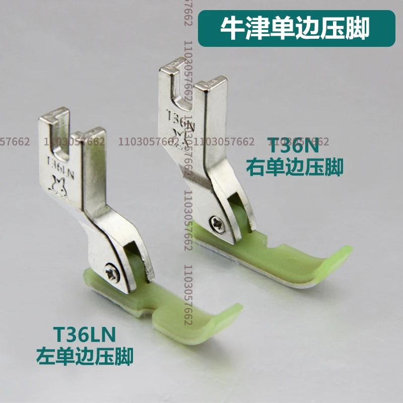 10PCS T36LN T36N Presser Foot Left and Right Half Side Installing Zipper Foot Plastic Single Side Presser Foot Lockstitch Sewing