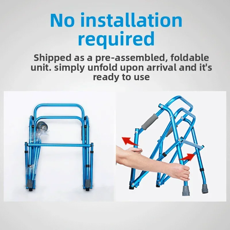 Multi-functional Solid Children's walker short elderly children's walker aids standing frame training equipment