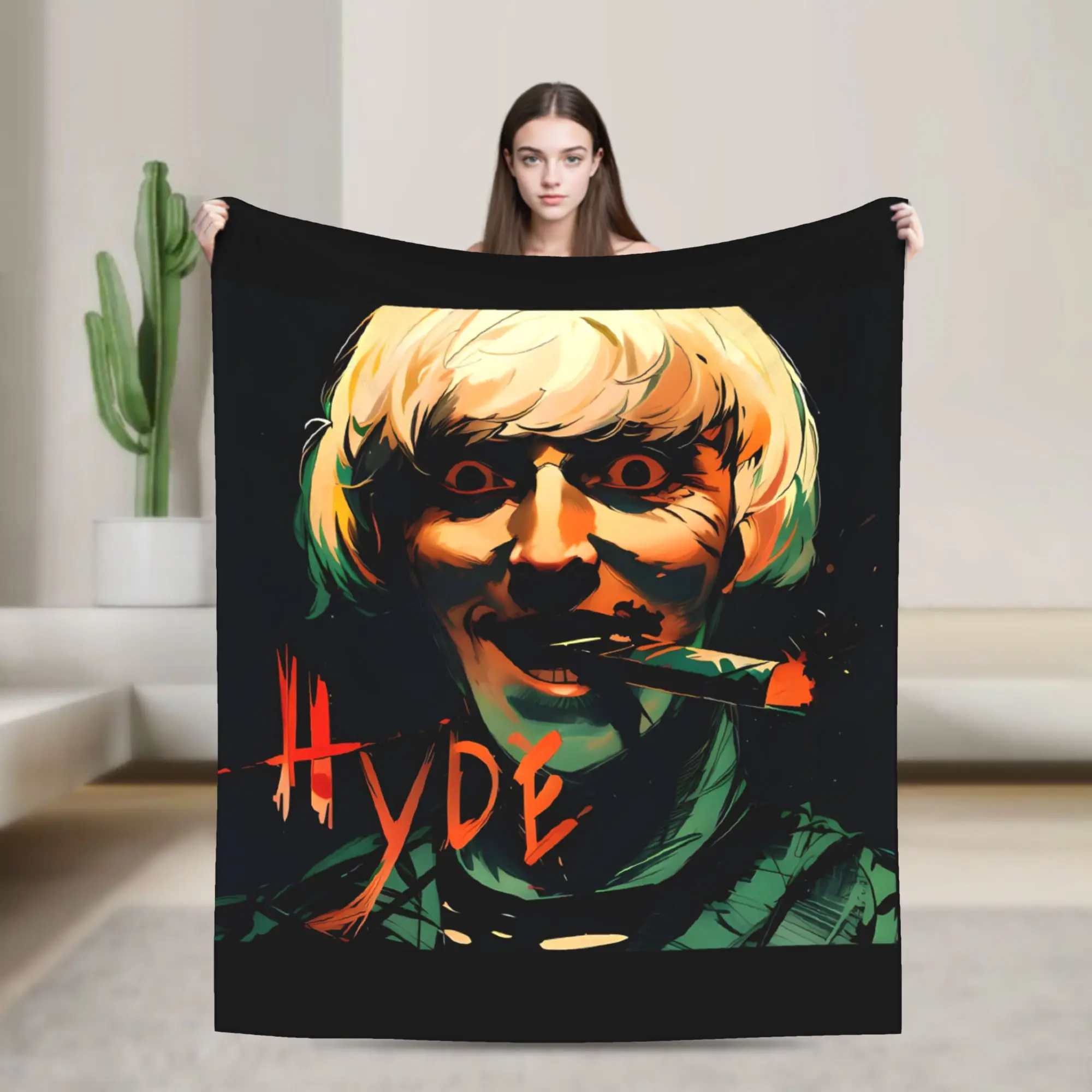 Manta de franela Jimmy Savile and Hyde, manta suave portátil para aire acondicionado de verano, para cama, oficina, colcha