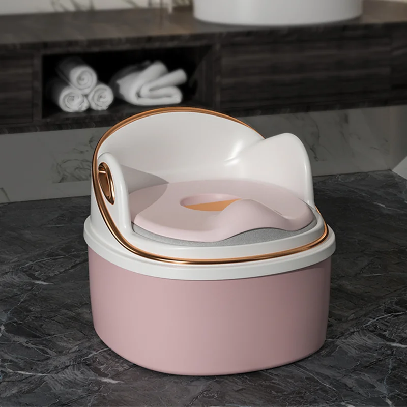 

Портативное складное детское дорожное сиденье по разумной цене с мягкой подушкой, детское сиденье для приучения к горшку для мальчиков и девочек с ручкой