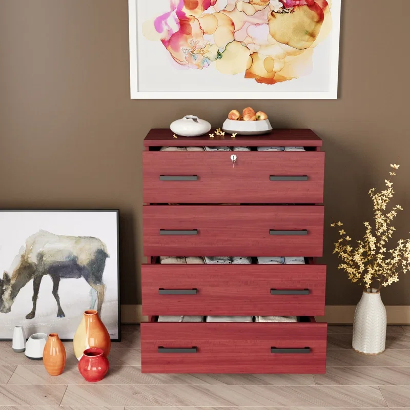 Möbel Eimer Schrank Wohnzimmer Wand Einfache Moderne Mode Schlafzimmer Lagerung Vier-Schubladen-Schrank