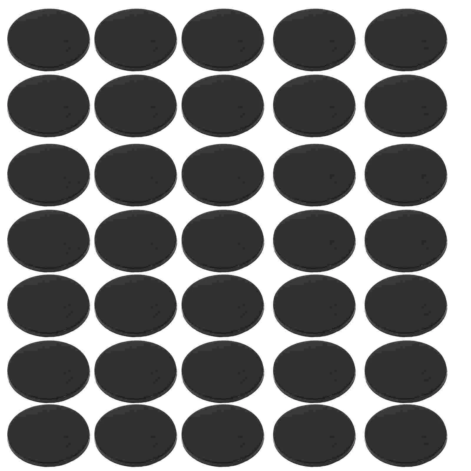 

108 Pcs Refrigerator Magnets Soft Magnetic Patch Round Patches with Adhesive Backing Fridge Black DIY Sticky