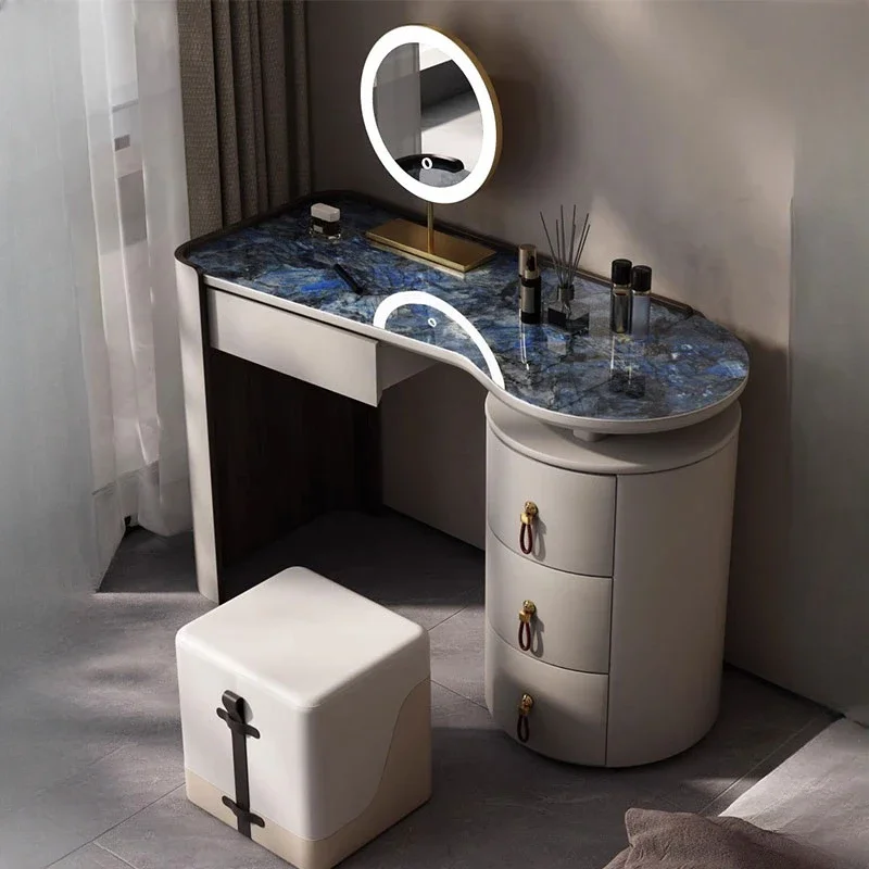 Modern Storage Vanity Table Drawer Nordic Makeup Mirrors Dressing Table Luxury Modern Coiffeuse De Chambre Bedroom Furniture