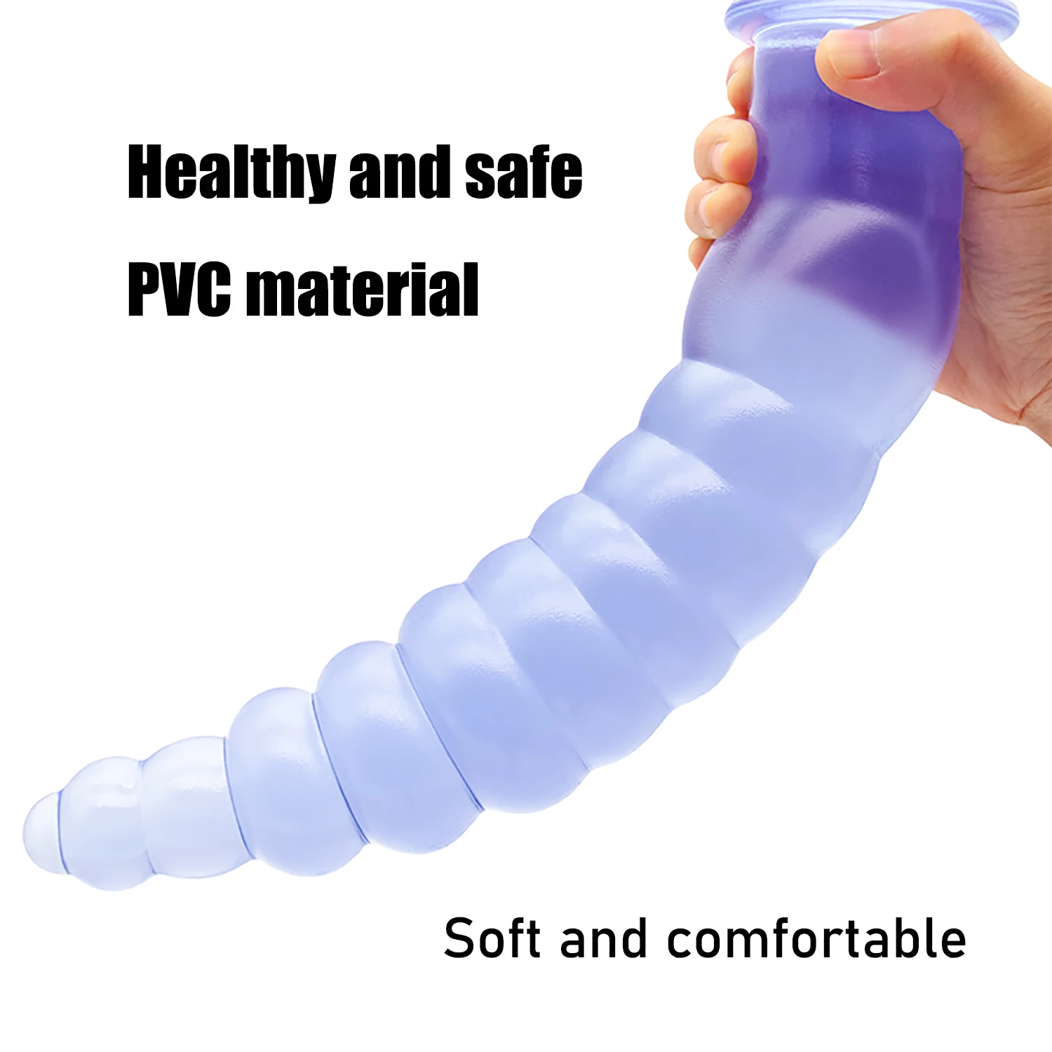 Oversized Anal Plug Dildo Stimulate Anus Vagina Big Butt Plug Soft Penis Long Anal Dilator with Suction Cup Sex Toys Masturbator