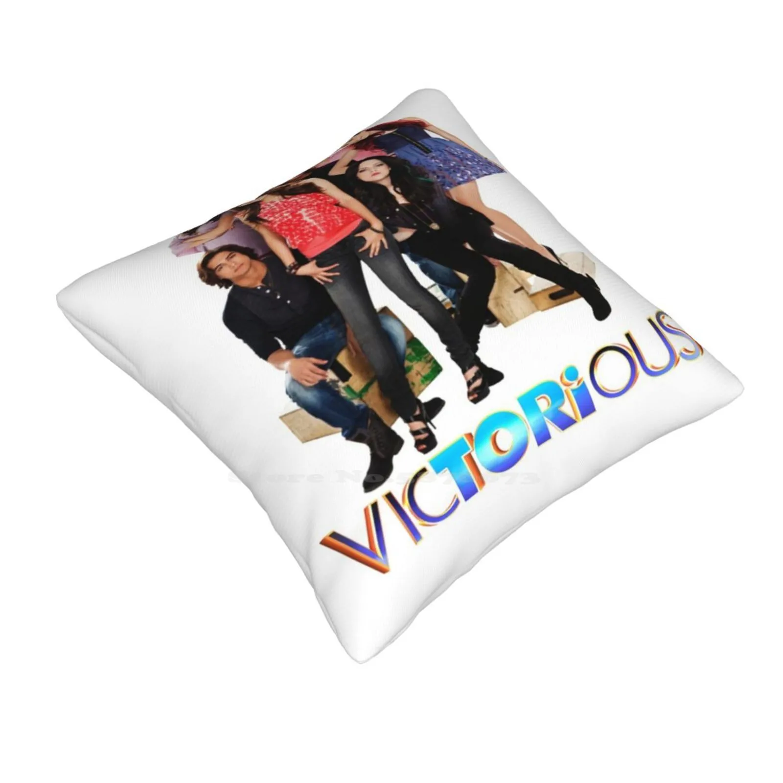 Victorious Throw Cushion Pillow Cover Victorious American Tv Sitcom Bible Verse Christian Andre California Jade Justice