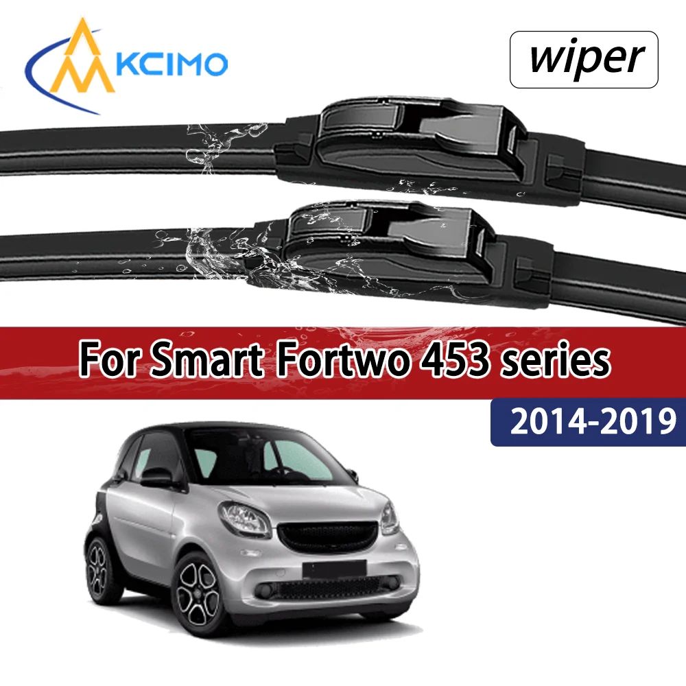 

For Smart Fortwo 453 series 2014-2019 Compatible Durable Silent Front Wiper Blades Car Windscreen Auto Window Accessories