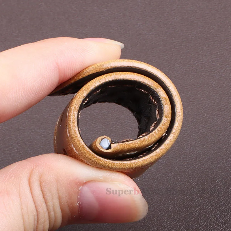 빈티지 정품 가죽 스트랩 남성 여성 18mm 20mm 22mm 유니버설 소 가죽 시계 밴드 통기성 팔찌 스포츠 손목 벨트 액세서리