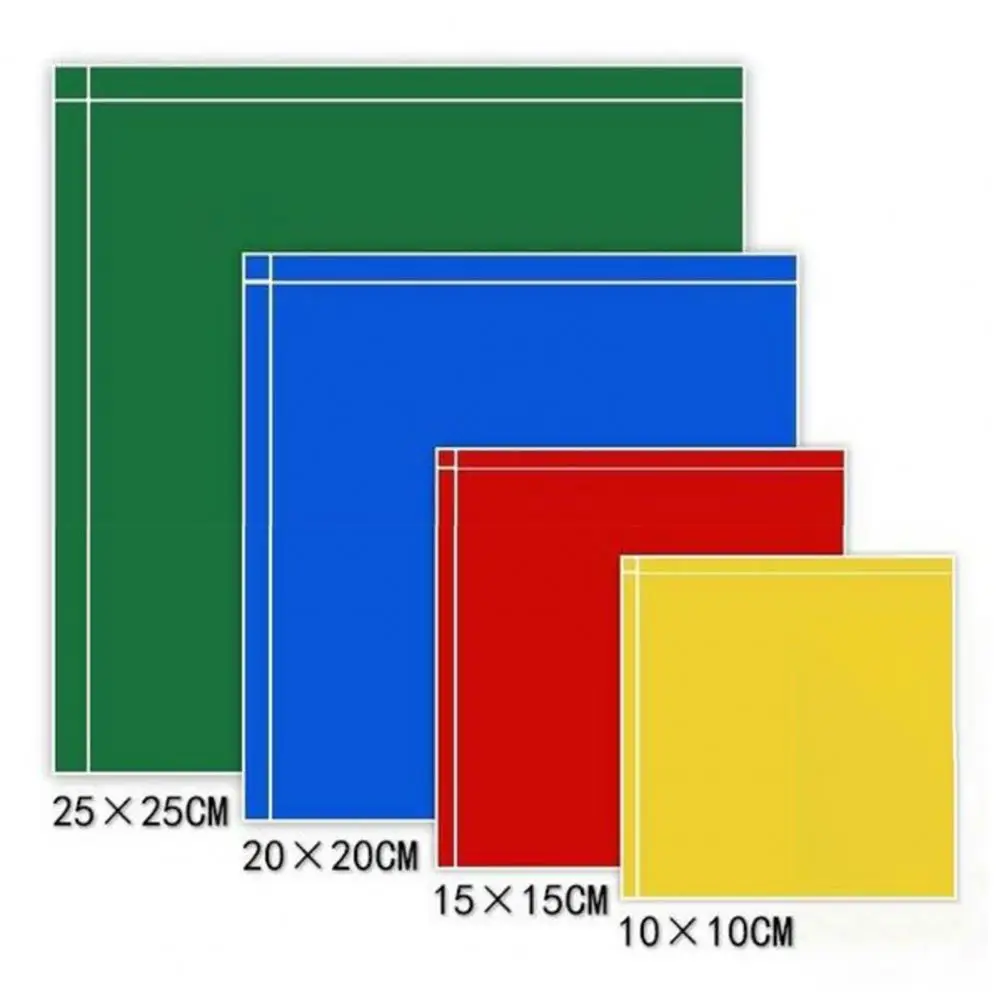 50 pcs/bag multi tamanho quadrado origami papel único-face glitter dobrável papéis artesanato ferramenta multi diy scrapbooking