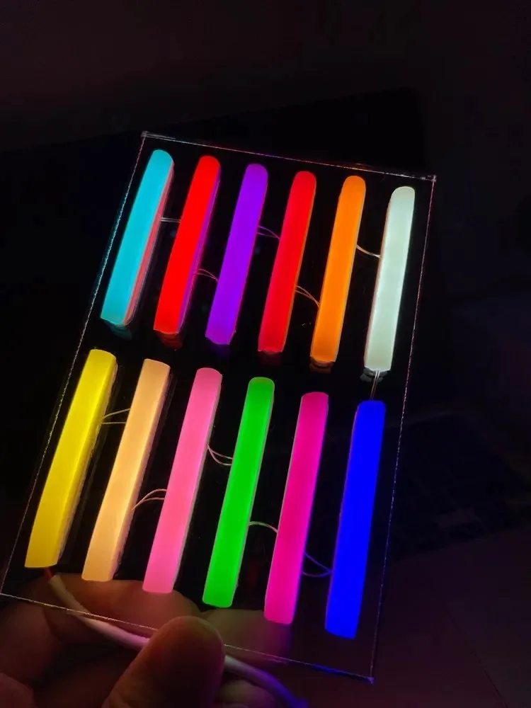 Sample Book DIY Neon Demo Separate Silicone Neon Strip 6mm S Bendable Newly Flexible Led Tape LED Neon Sign Waterproof IP67