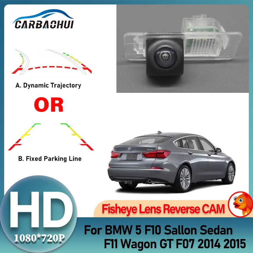 

140-градусная HD CCD 1080x720P Специальная автомобильная камера заднего вида для BMW 5 F10 Sallon Sedan F11 Wagon GT F07 2014 2015