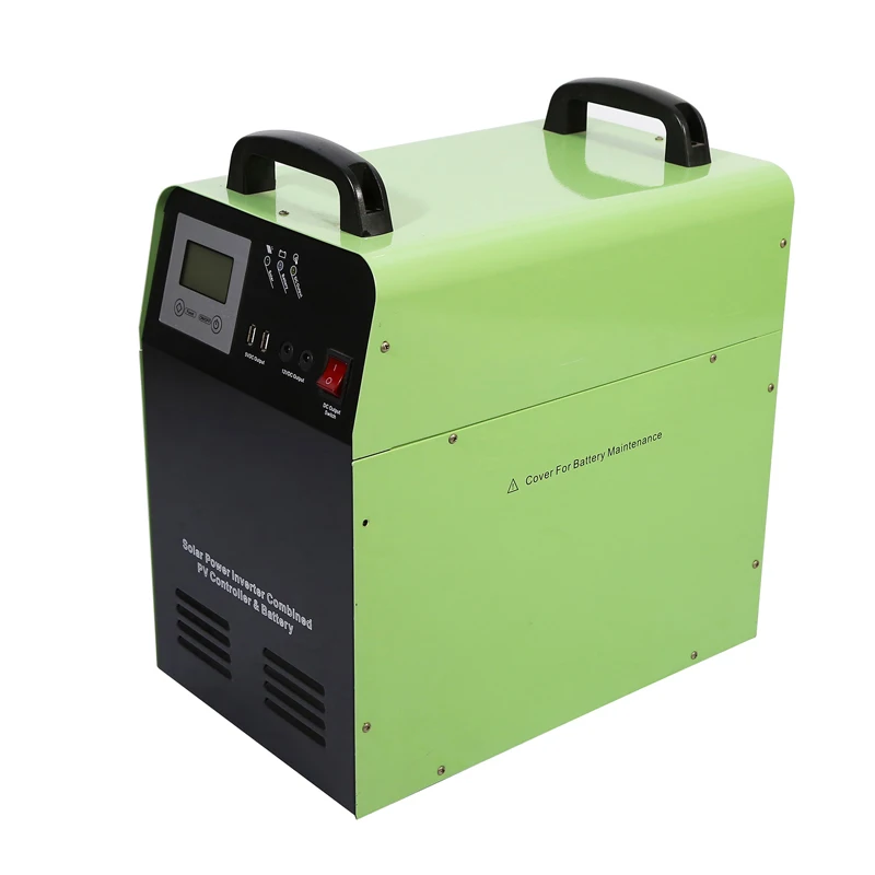 500W Portable Generator Solar Battery Pack 1 * 55AH 12v Solar Cell Off-Grid Solar Generator for Home Energy System