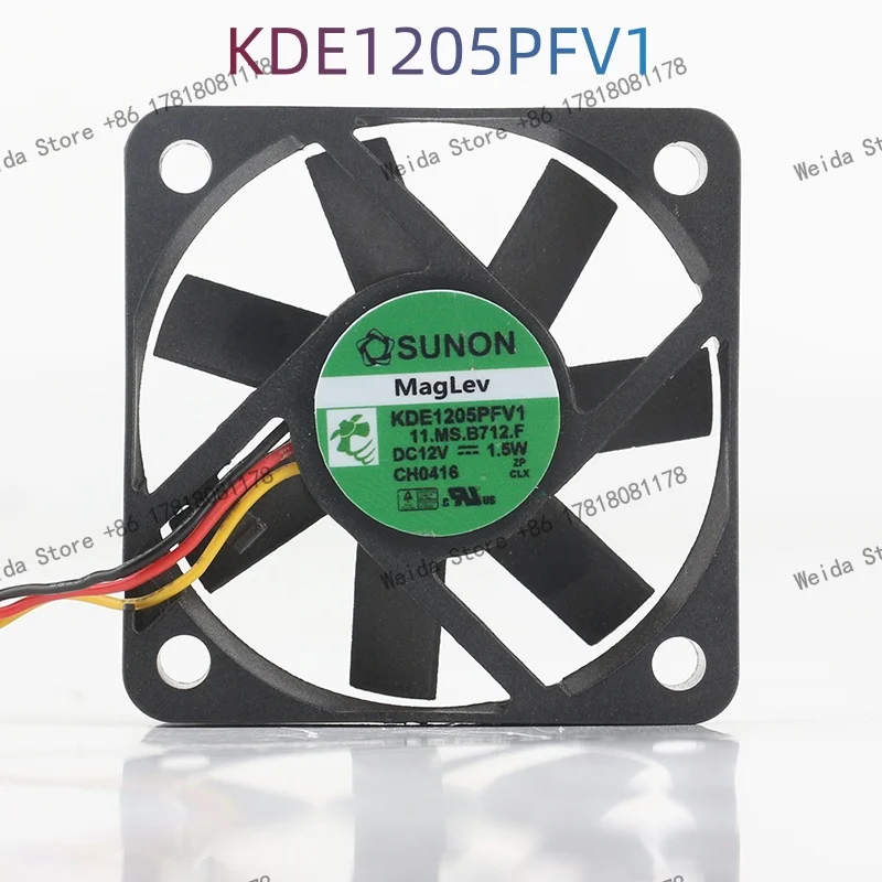 

cooling fan New Sunon 5010 50X50X10MM 5CM double ball silent maglev inverter KDE1205PFV1 DC 12V 1.5W
