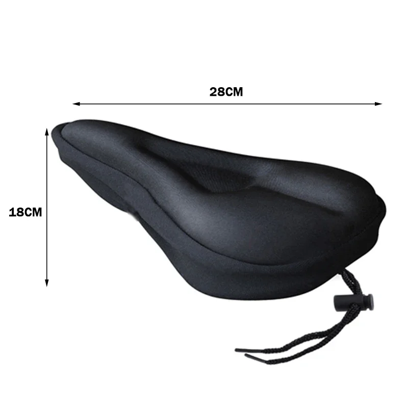 Bicycle Saddle 3D Bike Seat Cover Breathable Bicycle Saddle Seat Cover Black Seat MTB Cycling Pad Cushion Bike Accessory