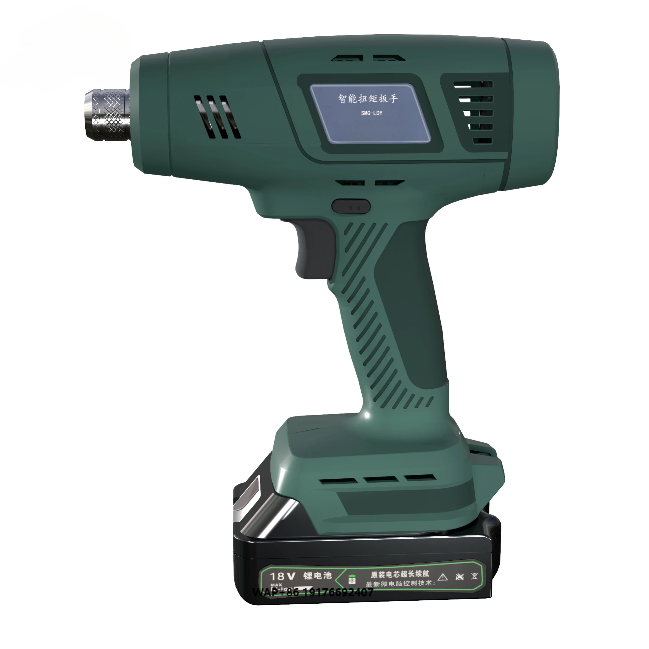 Heavy Duty 18-21V Brushless Cordless Impact Wrench with Oil Pulse Technology High Torque Output for Industrial Assembly Jobs