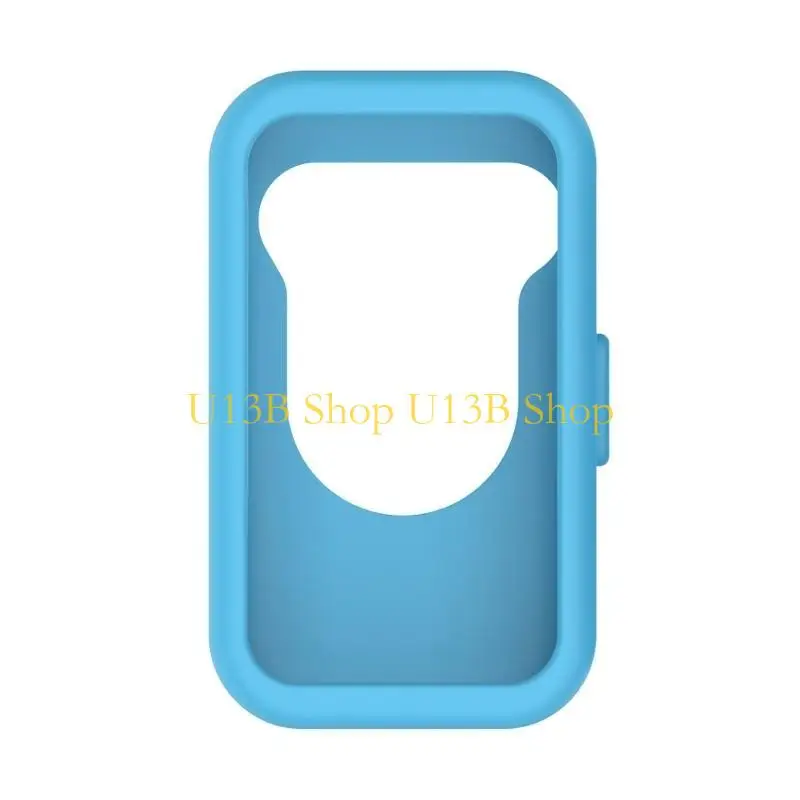 Cubierta protectora caja silicona suave U13B para banda 8/9 Smartwatch Scratch Resistente a mitad carcasa del