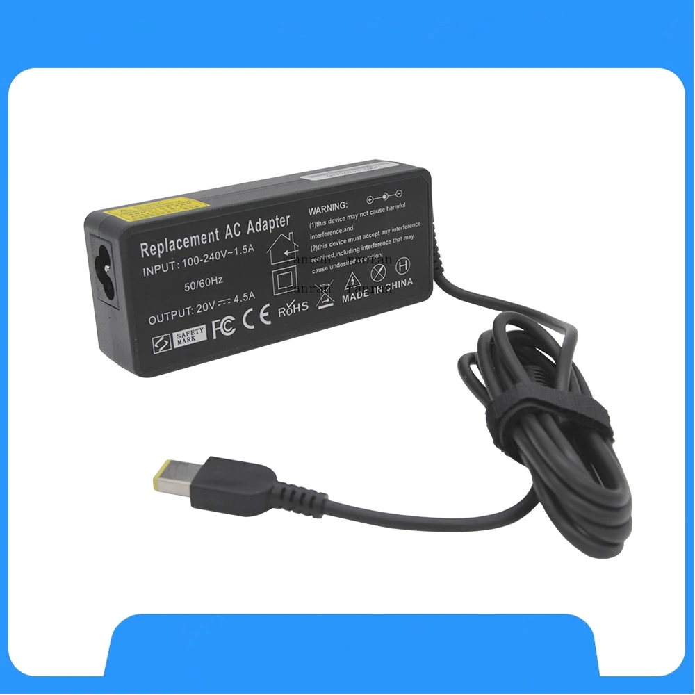 20V 4.5A 90W USB Pin OT-APB03 Laptop Charger For Lenovo ThinkPad X1 Ultrabook B40 G50 M4400 M4450 Z50 Z505 Essential G400s G405s