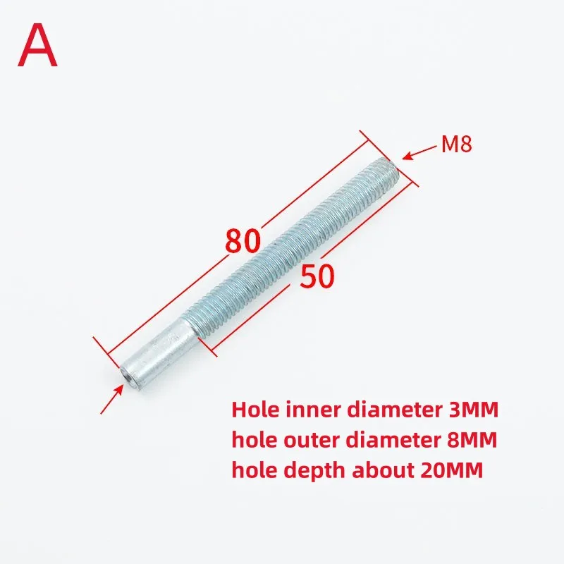 Imagem -05 - Elevador Hall Porta Wire Rope Head m5 M6hollow Screw Acessórios de Ajuste de Fio de Aço mm mm Pode Ser Usado 10 Pcs