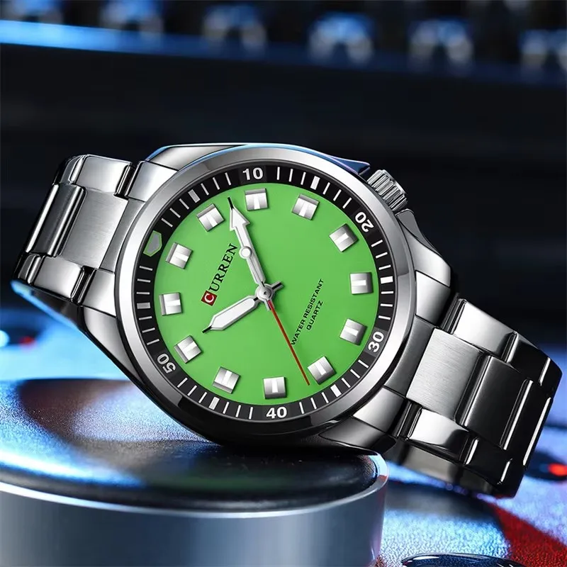 CURREN 8451 Simple Design watches for man Quartz Watch Elegant Waterproof Stainless Steel Strap Leisure Business Wristwatch 2025